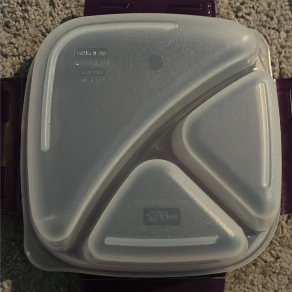Set of 4 Purple Food Storage Containers - Picture 3 of 5